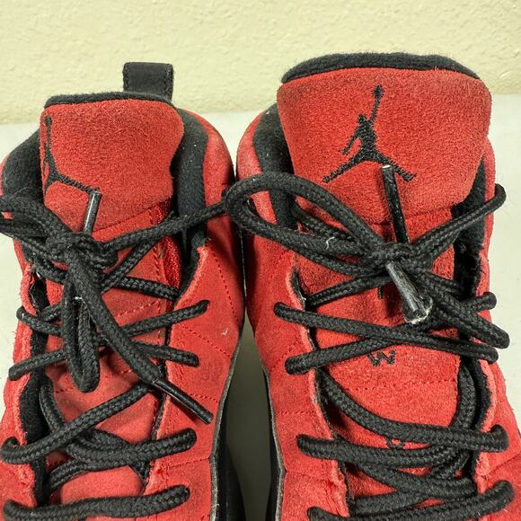 Nike Air Jordan Retro 12 Reverse Flu Game Varsity Red kids Size 1.5 - Picture 3 of 7
